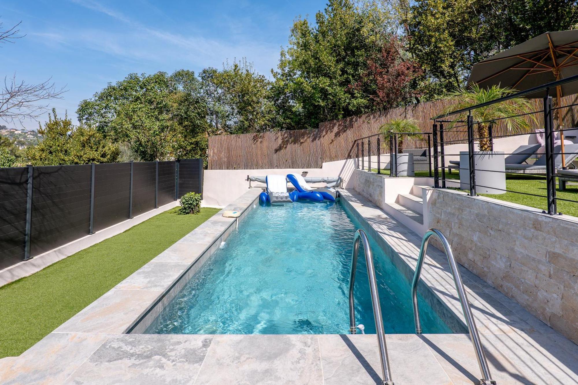 Villa Piscine-Jacuzzi-Videoprojecteur-Clim La Perle Rare Mougins Exterior foto